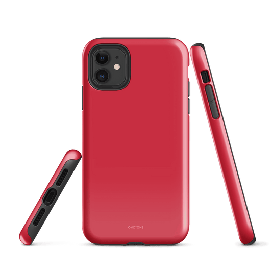 Solid Color red iPhone® Case - Pantone® 199