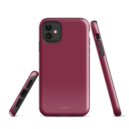 Solid Color red iPhone® Case - Pantone® 208