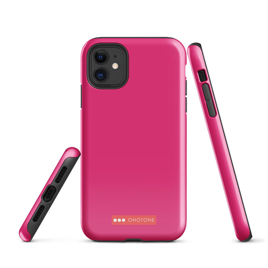Solid Color red iPhone® Case - Pantone® 215