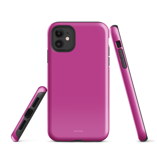 Solid Color pink iPhone® Case - Pantone® 240