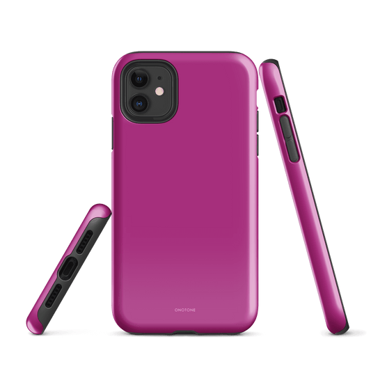 Solid Color pink iPhone® Case - Pantone® 241