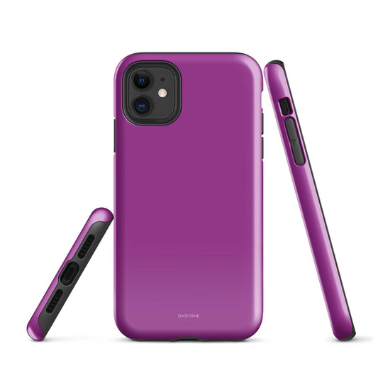 Solid Color purple iPhone® Case - Pantone® 254