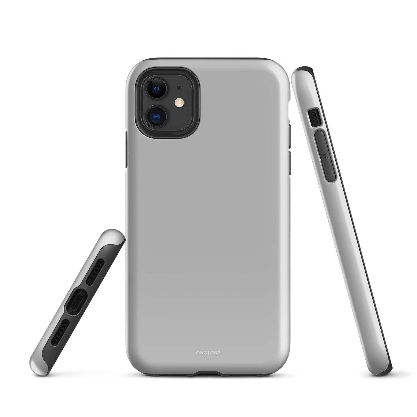 GRAY MINIMALIST IPHONE® CASE - PANTONE® COOL GRAY 4
