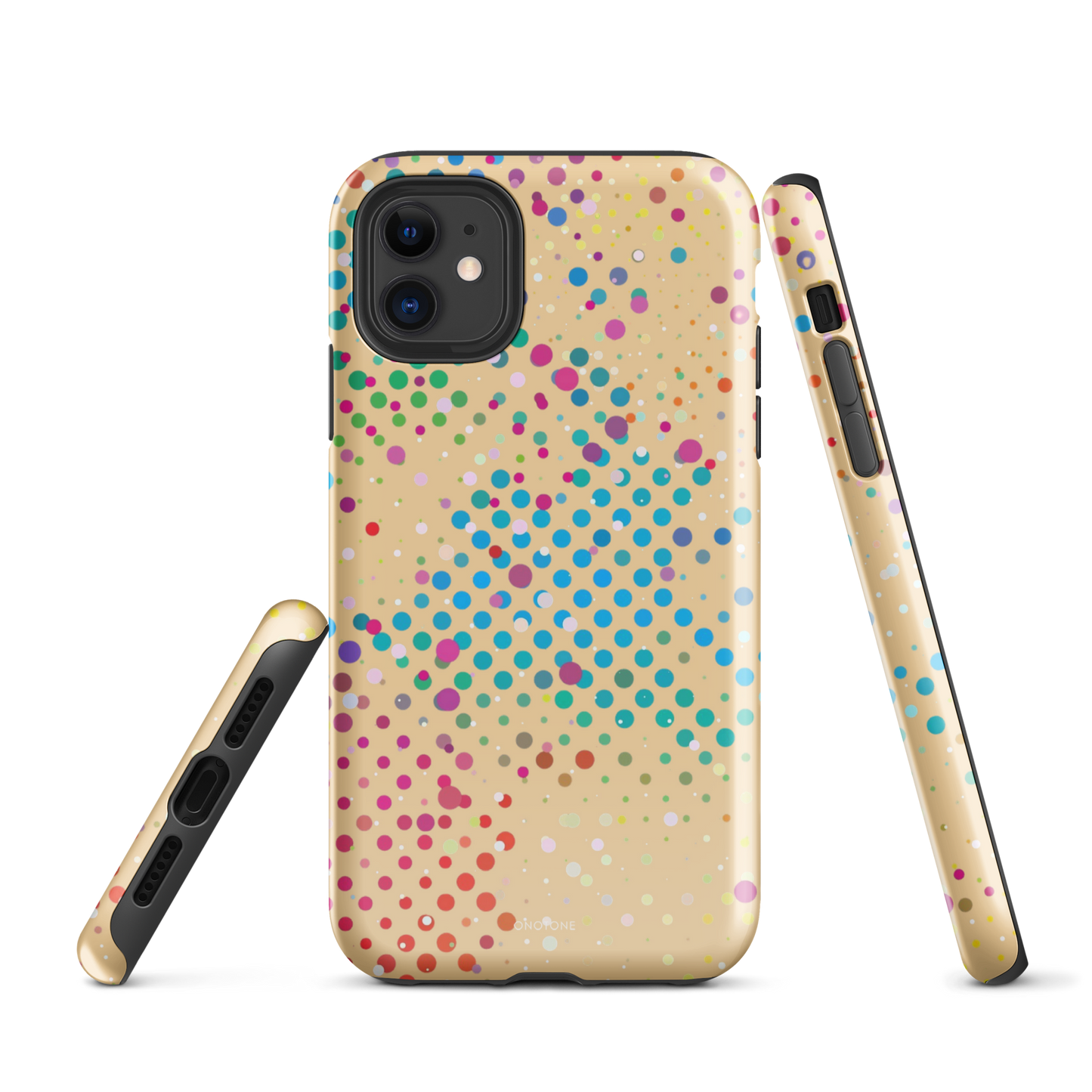 Beige Polka Dot iPhone 11 Case