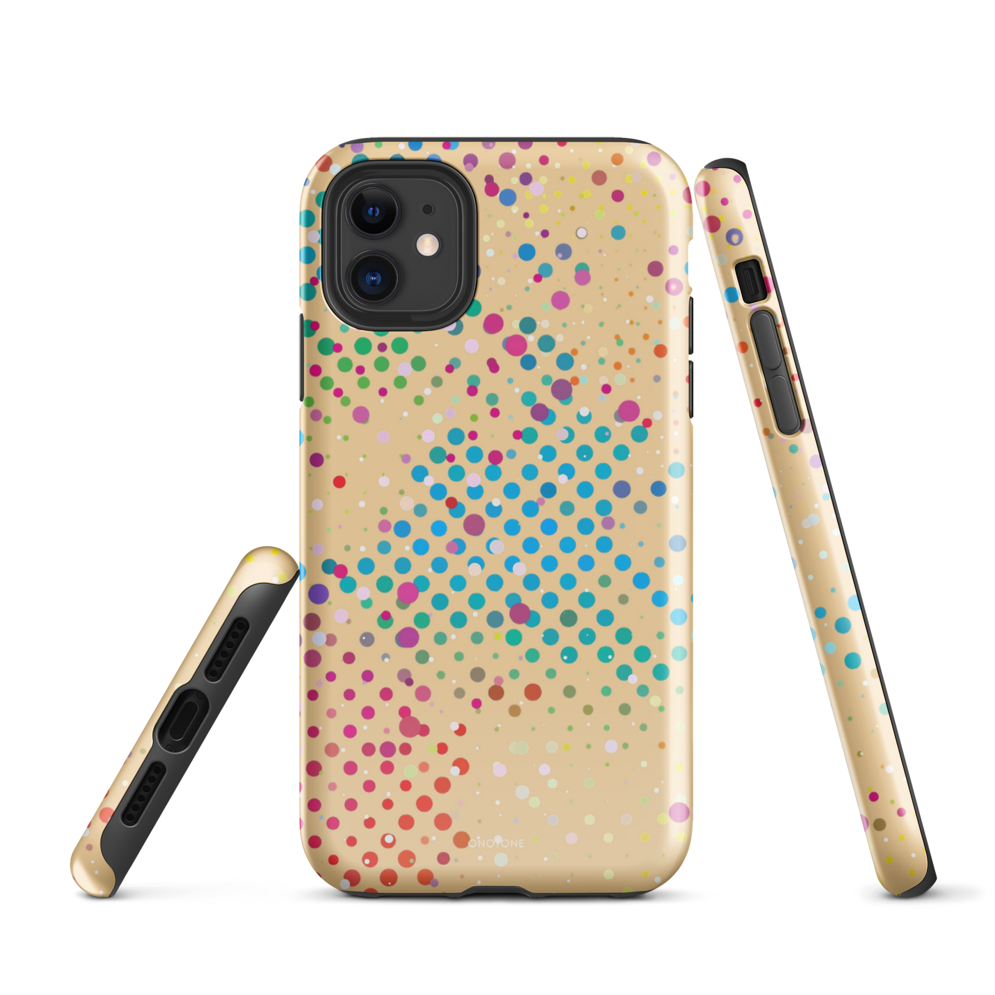 Beige Polka Dot iPhone 11 Case
