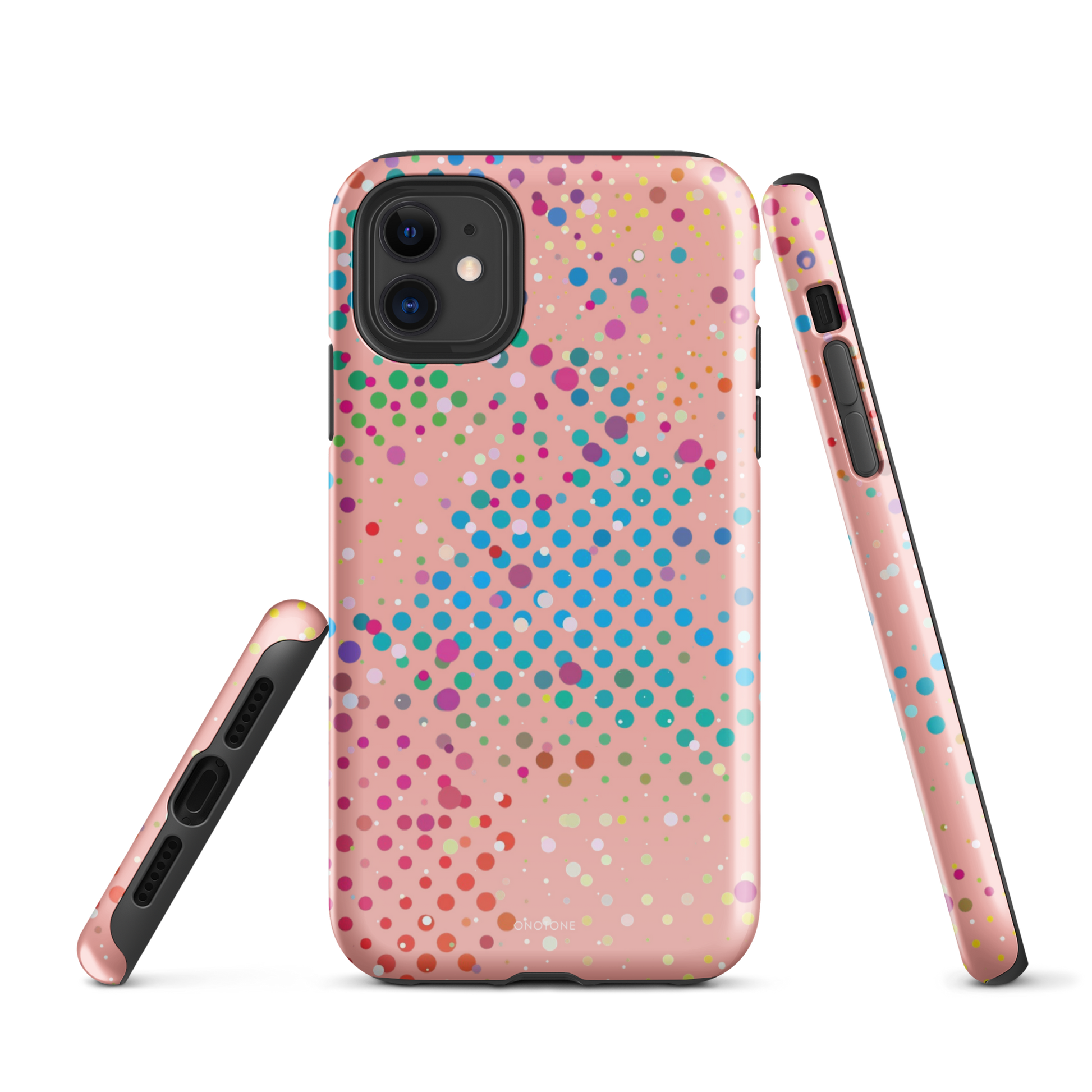 Pearl Vivid Crimson Polka Dot iPhone 11 Case