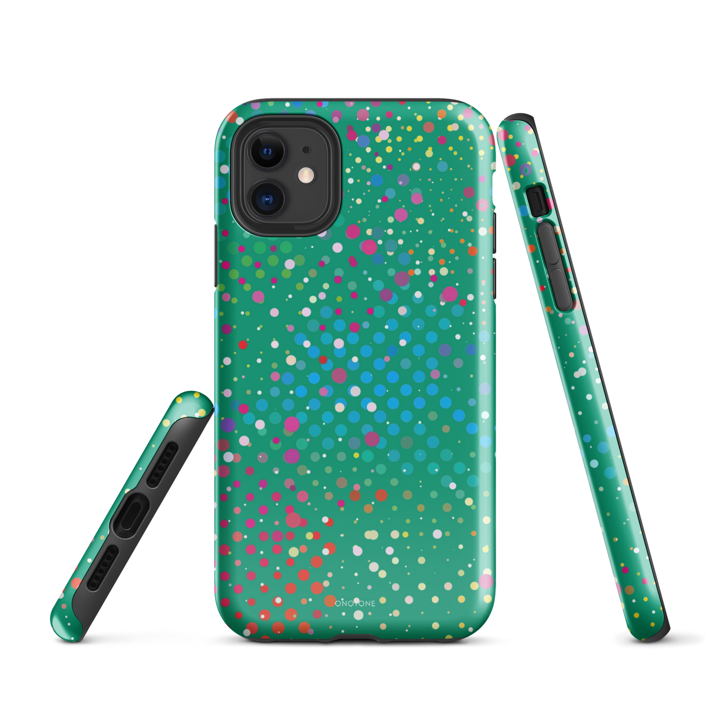 Spanish Green Polka Dot iPhone 11 Case