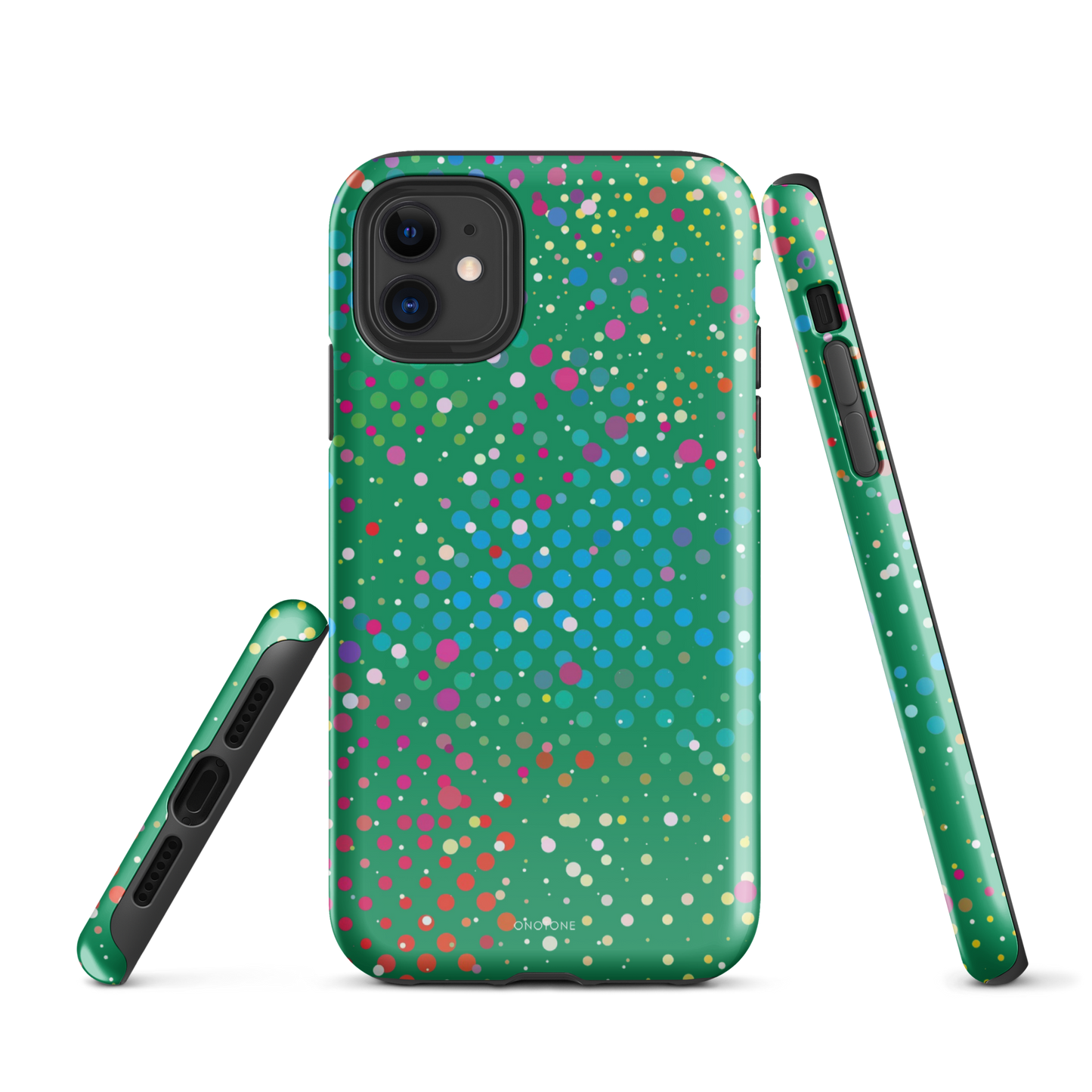 Irish Green Polka Dot iPhone 11 Case