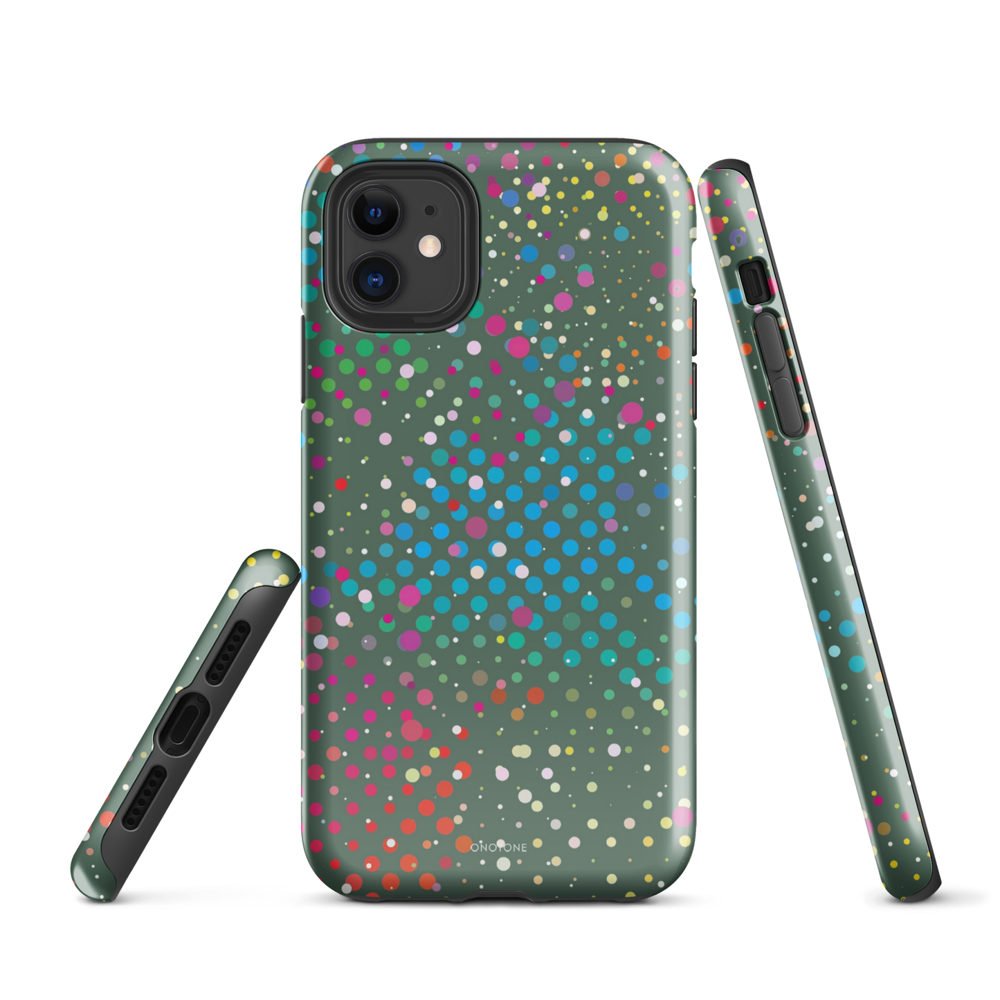 Evergreen Polka Dot iPhone 11 Case