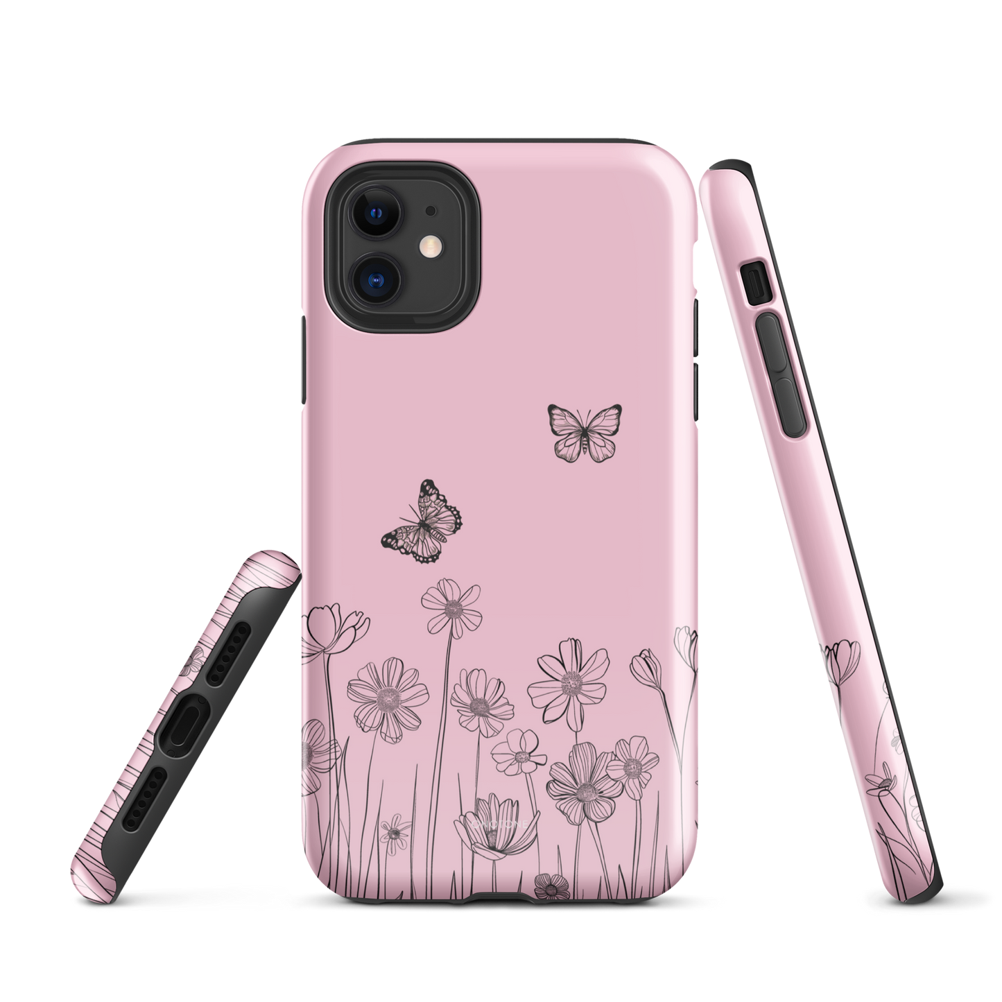 Flushing Pink Pastel Color iPhone 11 Case