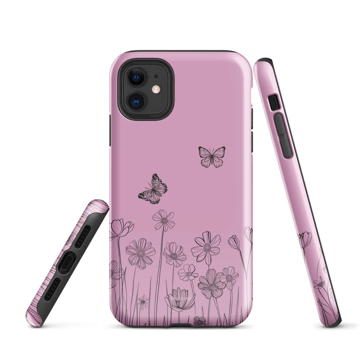 Full Blooming Pink Pastel Color iPhone 11 Case