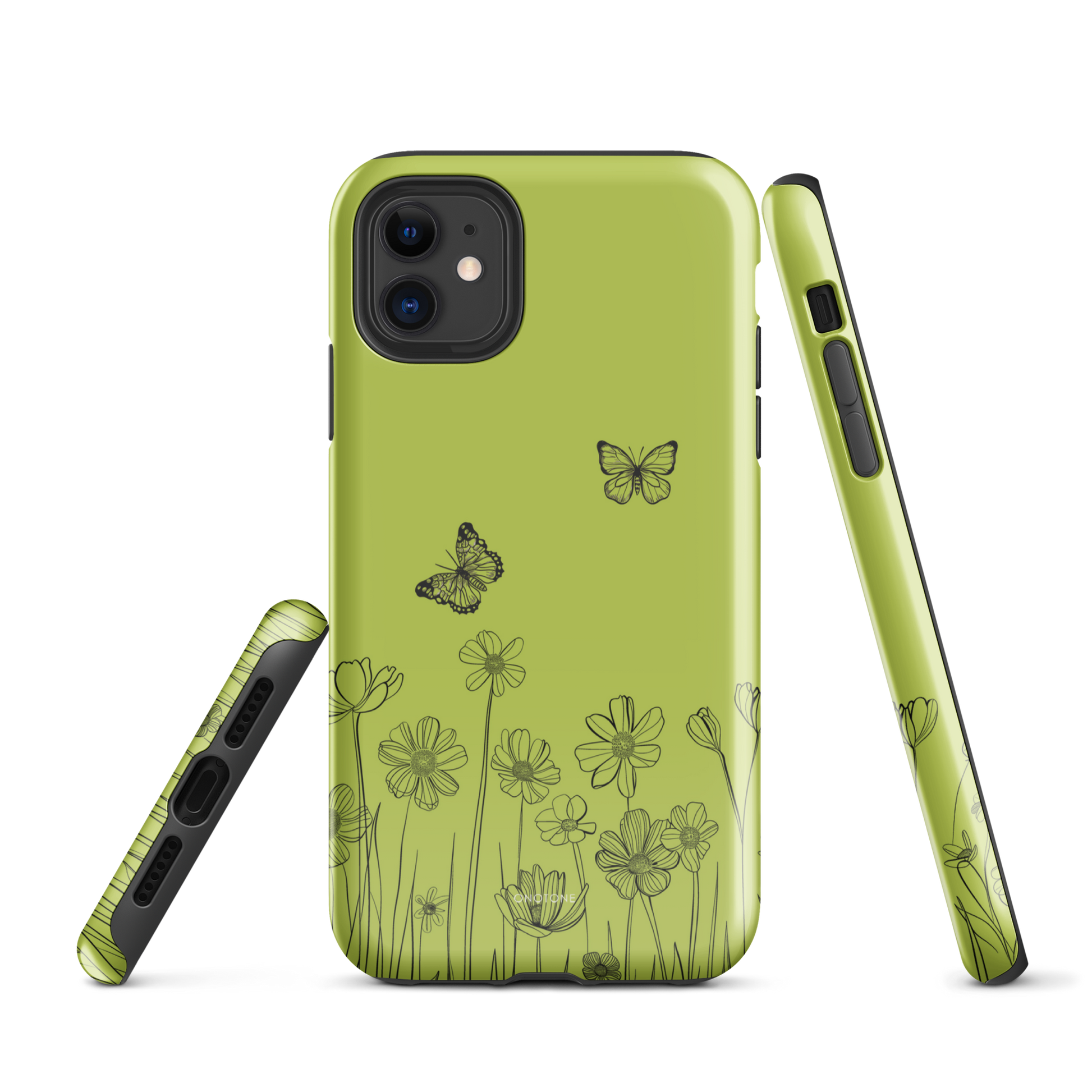 Large Leafed Lime Pastel Color iPhone 11 Case