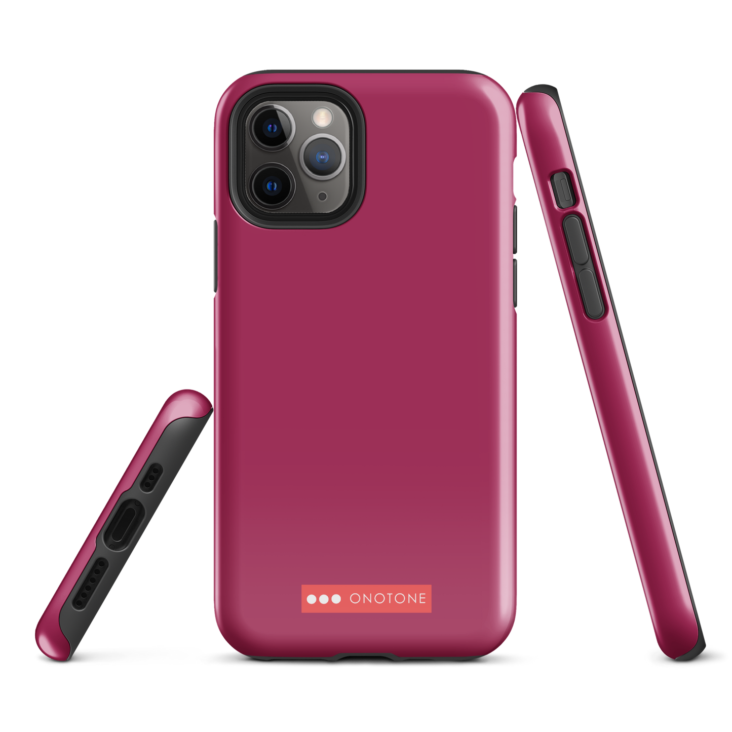 Dual Layer pink iPhone® Case - Pantone® 220