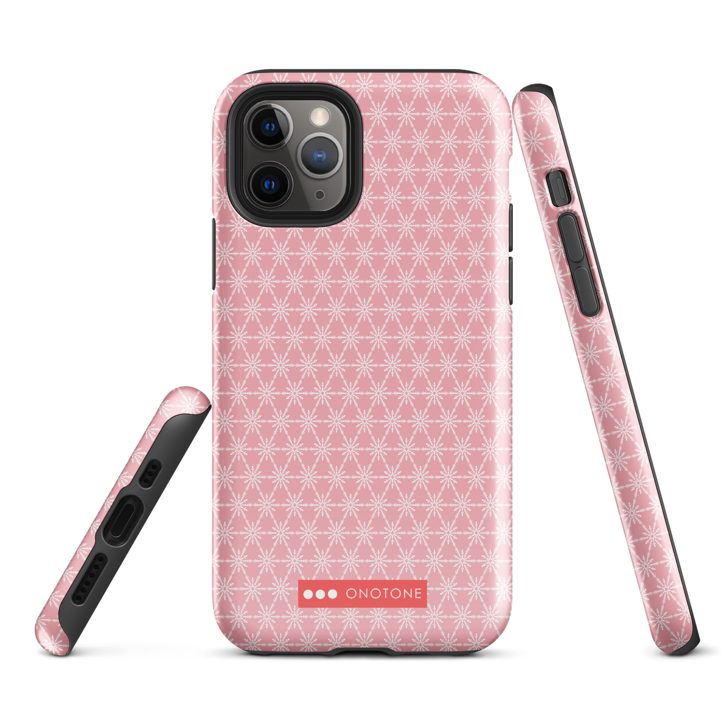 Japanese design indigo iPhone® Case with geometric patterns
