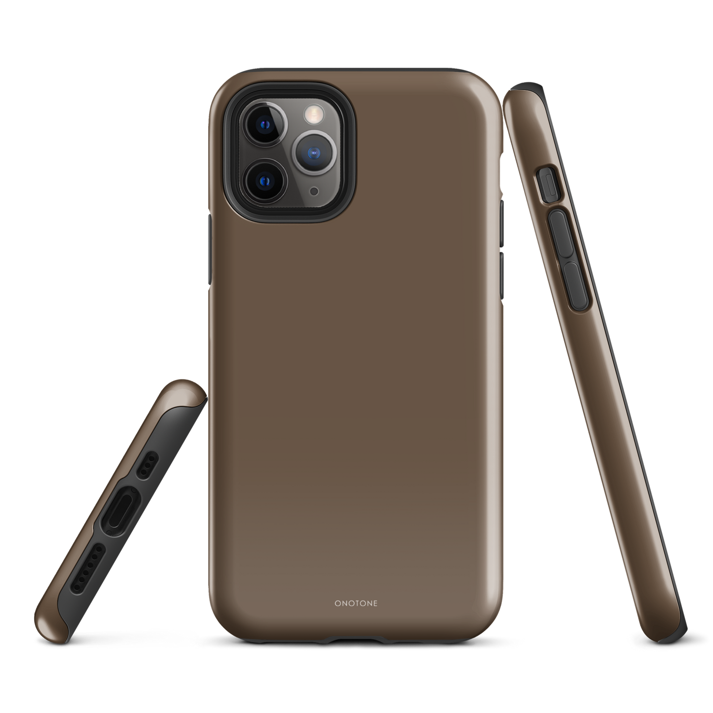 BEIGE MINIMALIST IPHONE® CASE - PANTONE® COFFEE LIQUEUR