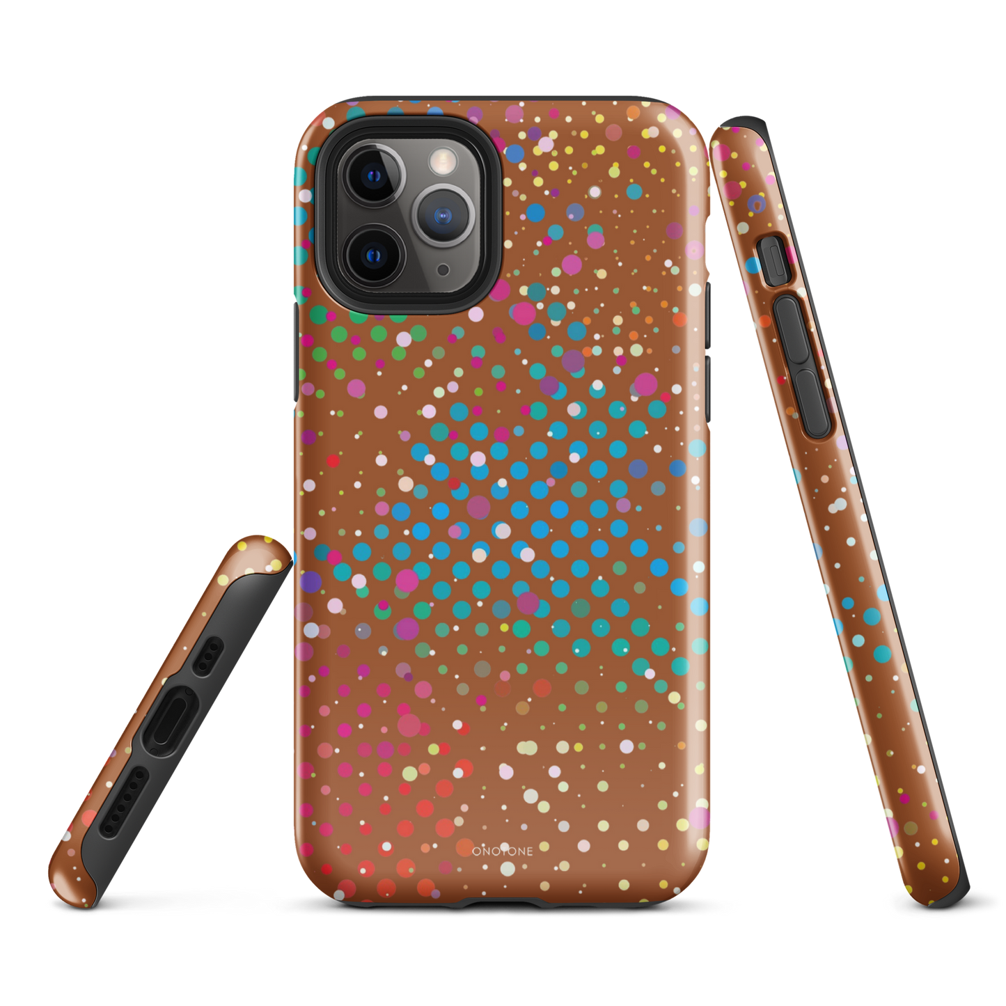Brown Polka Dot iPhone 11 Pro Case