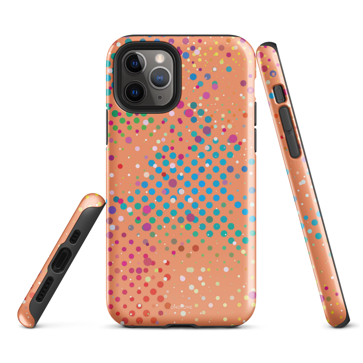 Soft Vivid Vermilion Polka Dot iPhone 11 Pro Case