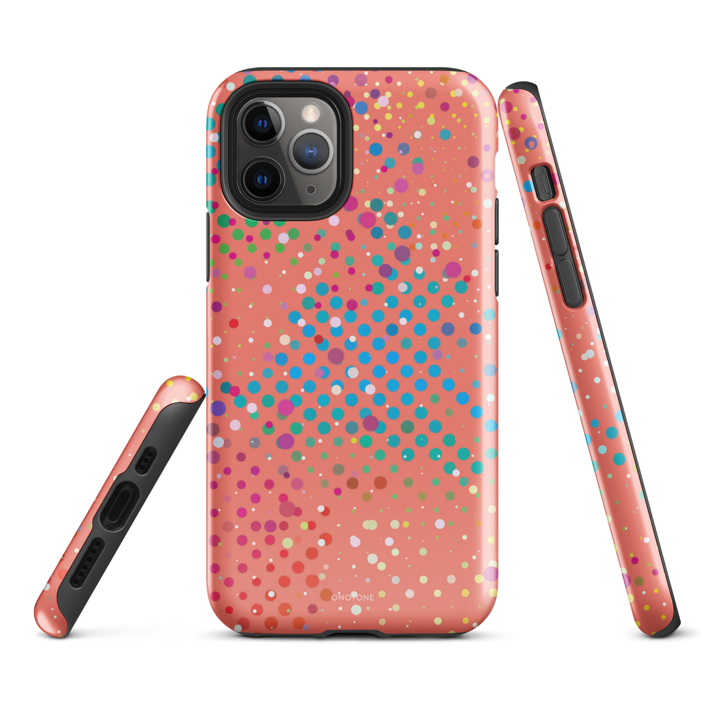 Soft Vivid Crimson Polka Dot iPhone 11 Pro Case