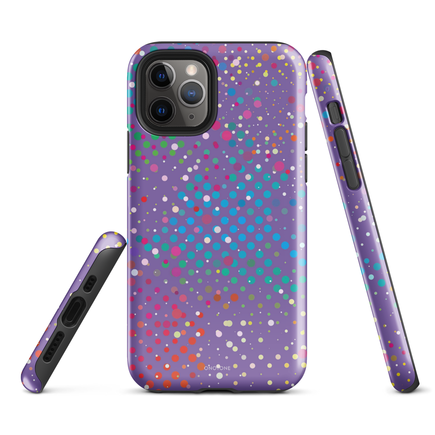 Purple Polka Dot iPhone 11 Pro Case