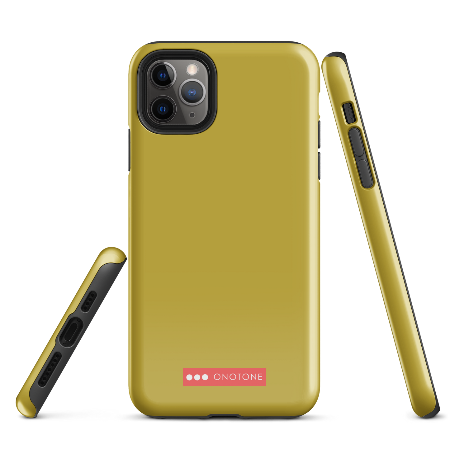Dual Layer yellow iPhone® Case - Pantone® 103