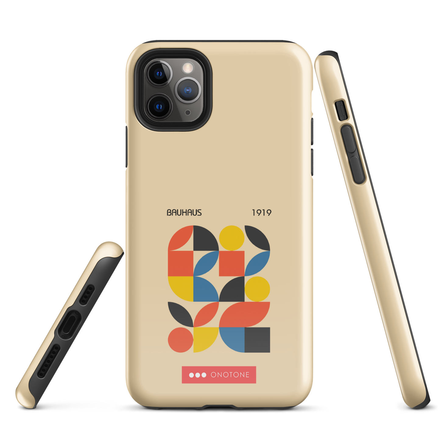 Dual Layer Bauhaus modern iPhone® Case