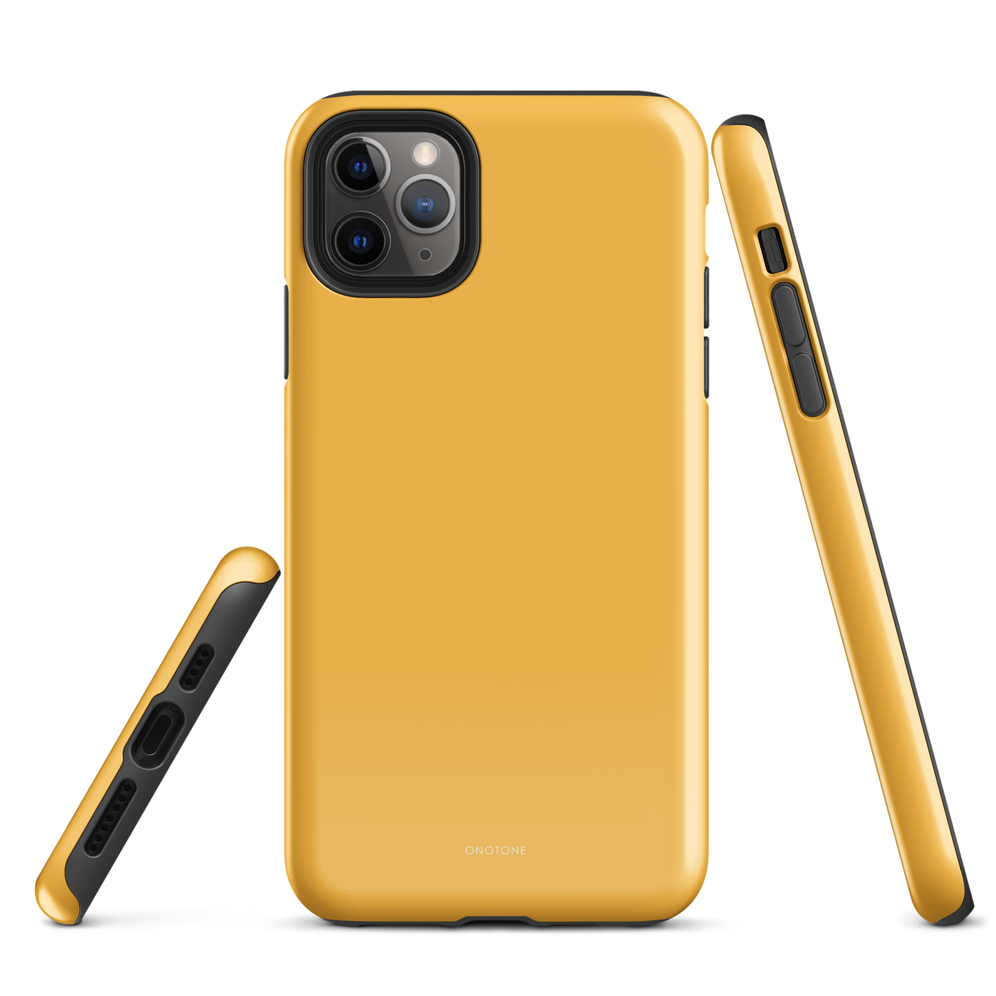 Dual Layer yellow iPhone® Case - Pantone® 136