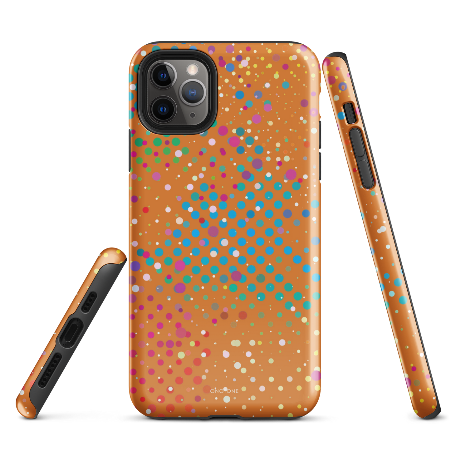 Tangerine Yellow Polka Dot iPhone 11 Pro Max Case