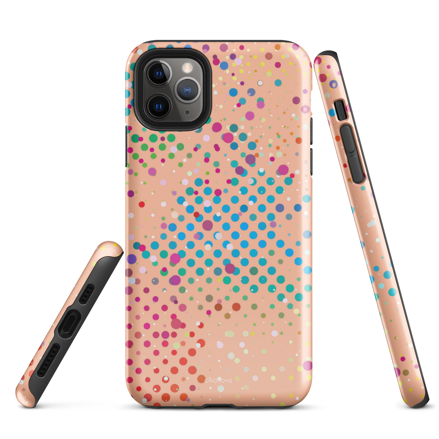 Soft Orange Polka Dot iPhone 11 Pro Max Case