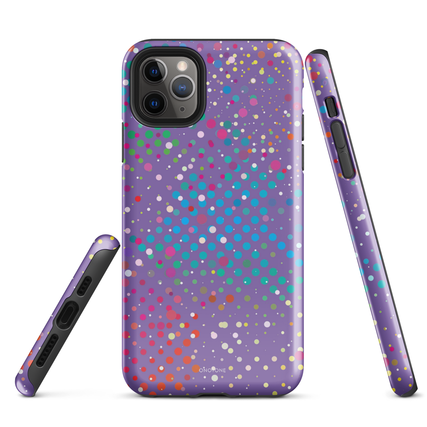 Purple Polka Dot iPhone 11 Pro Max Case