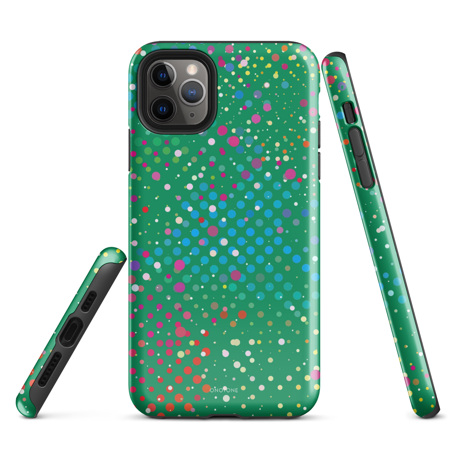 Irish Green Polka Dot iPhone 11 Pro Max Case