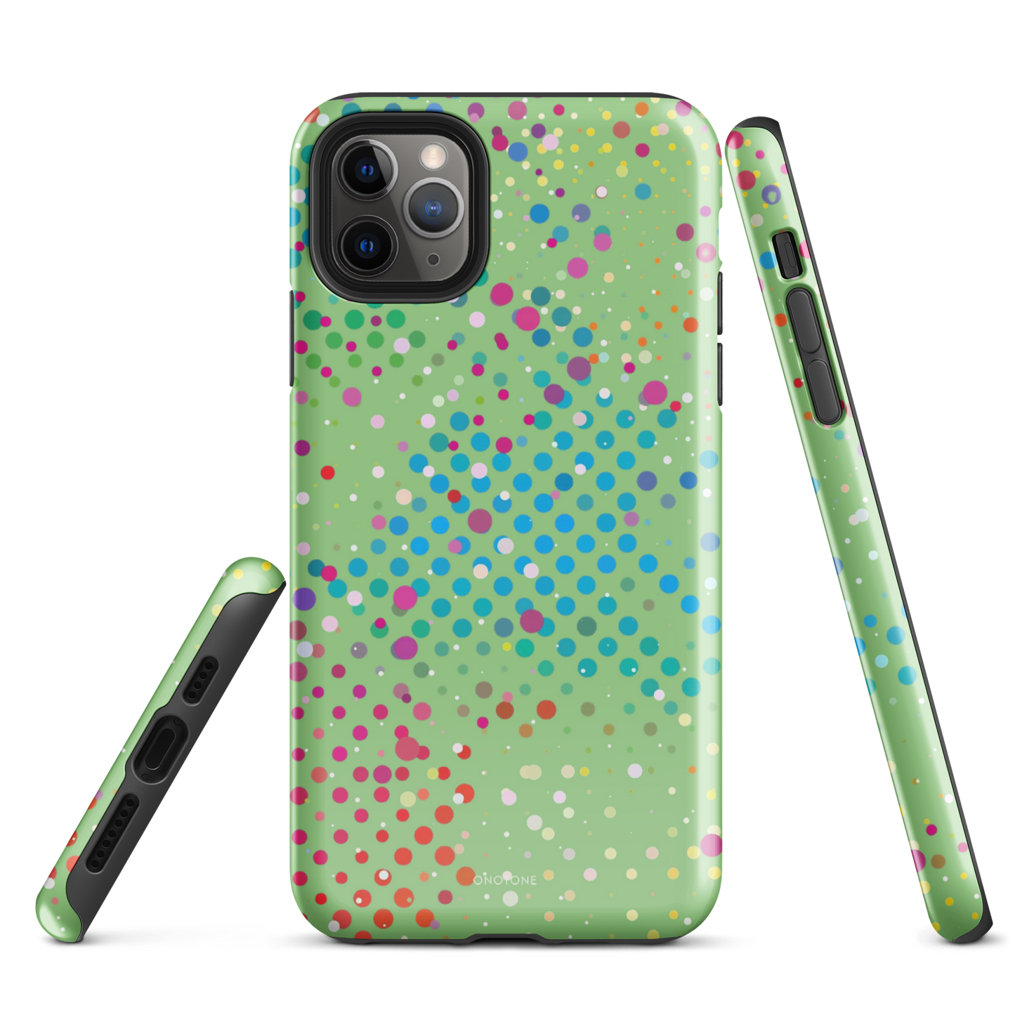 Granny Smith Apple Polka Dot iPhone 11 Pro Max Case