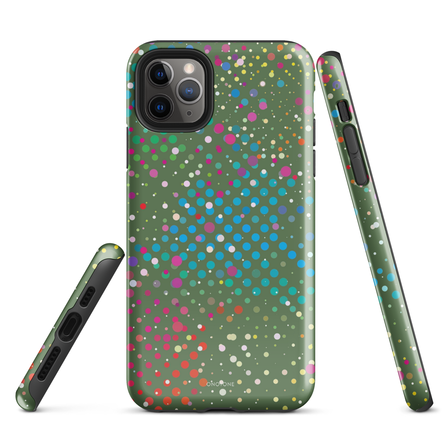 Japanese Laurel Polka Dot iPhone 11 Pro Max Case