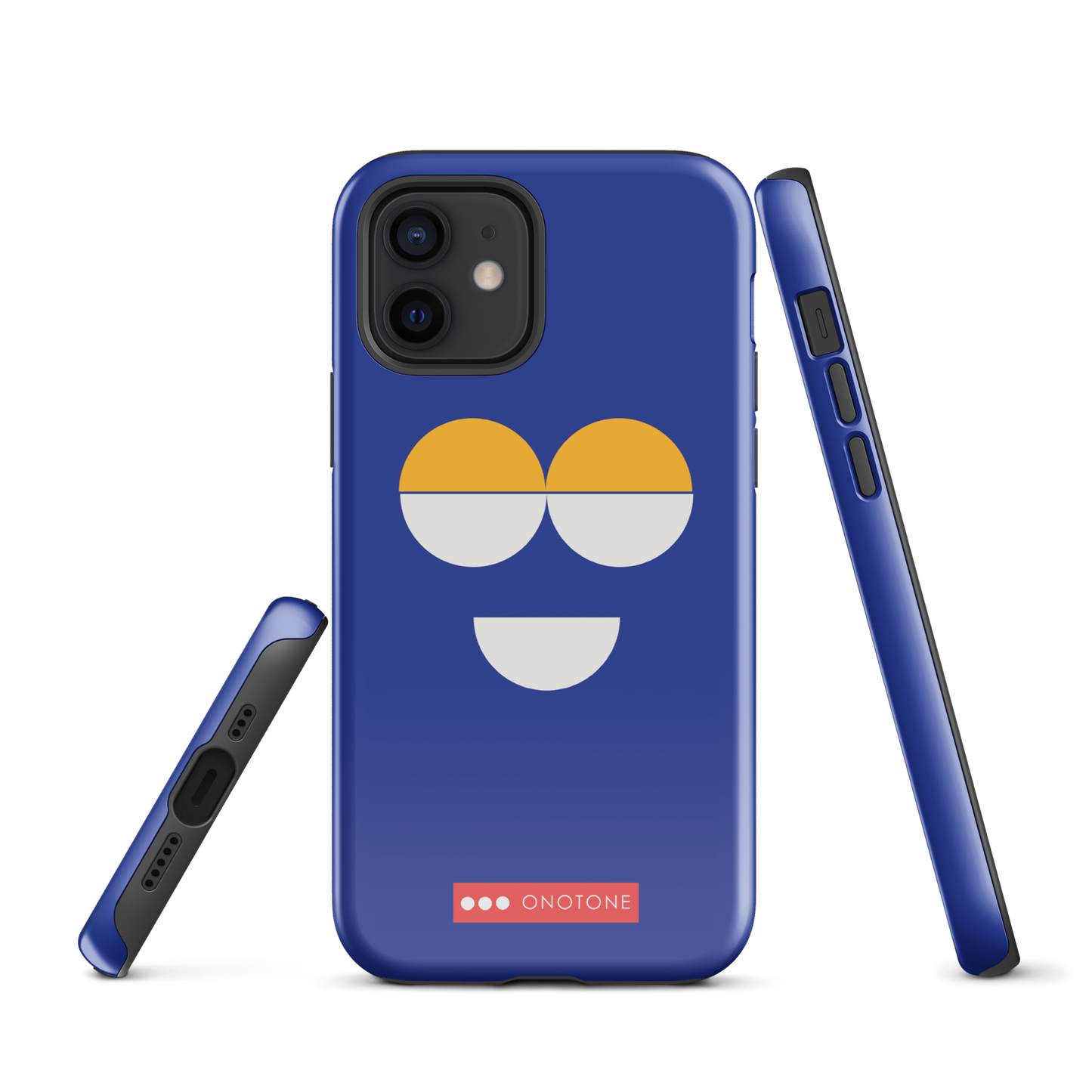 Dual Layer blue modern iPhone® Case