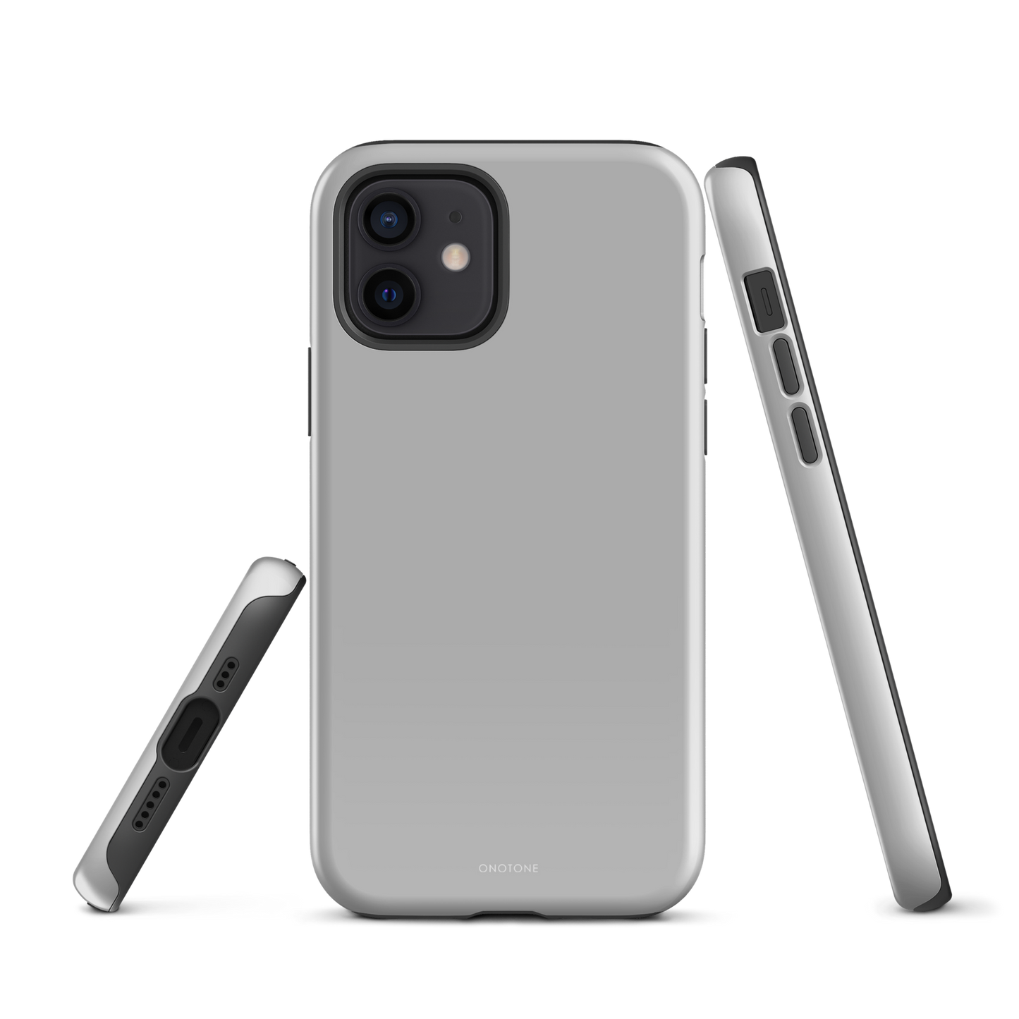 GRAY MINIMALIST IPHONE® CASE - PANTONE® COOL GRAY 4