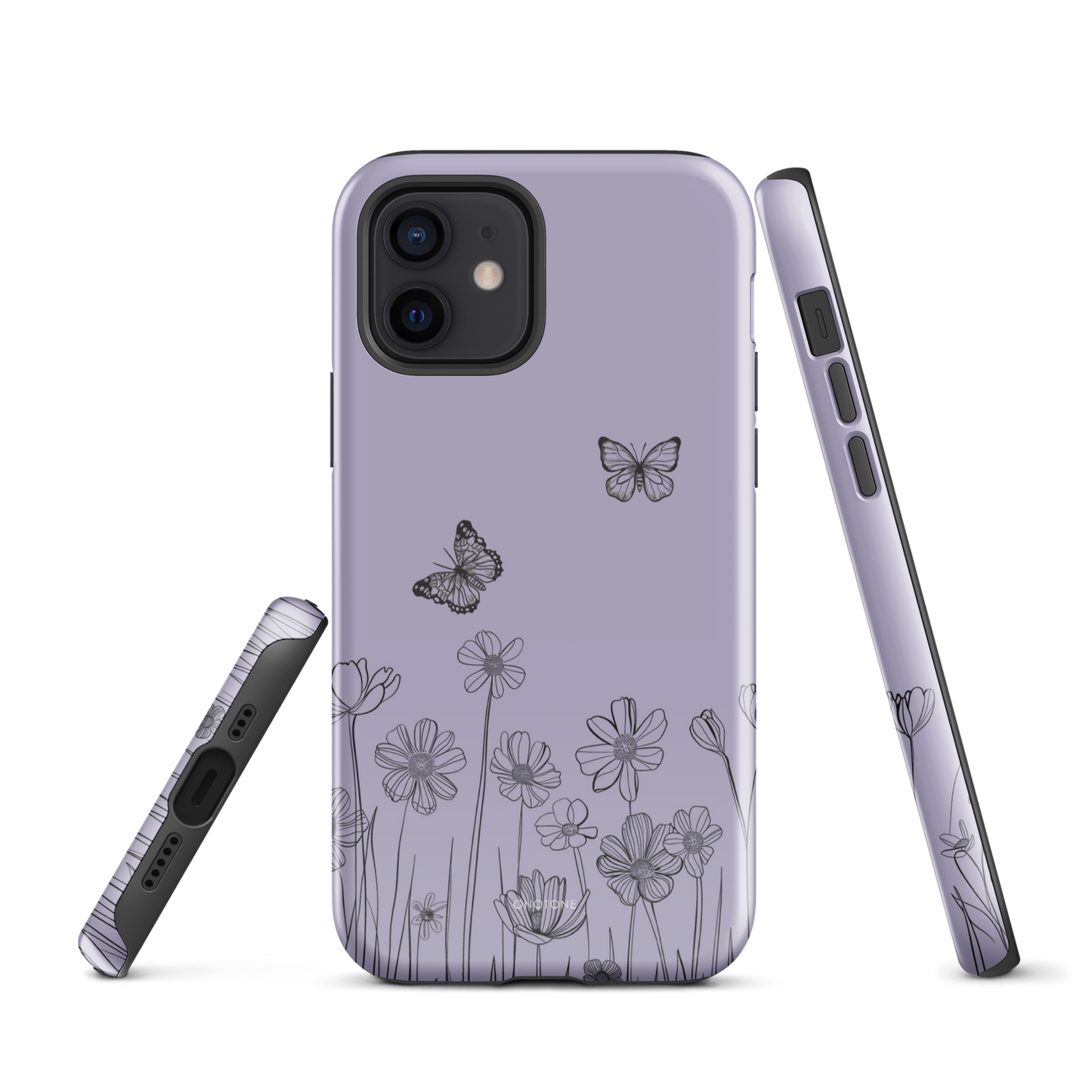 Lilac Clematis Pastel Color iPhone 12 Case