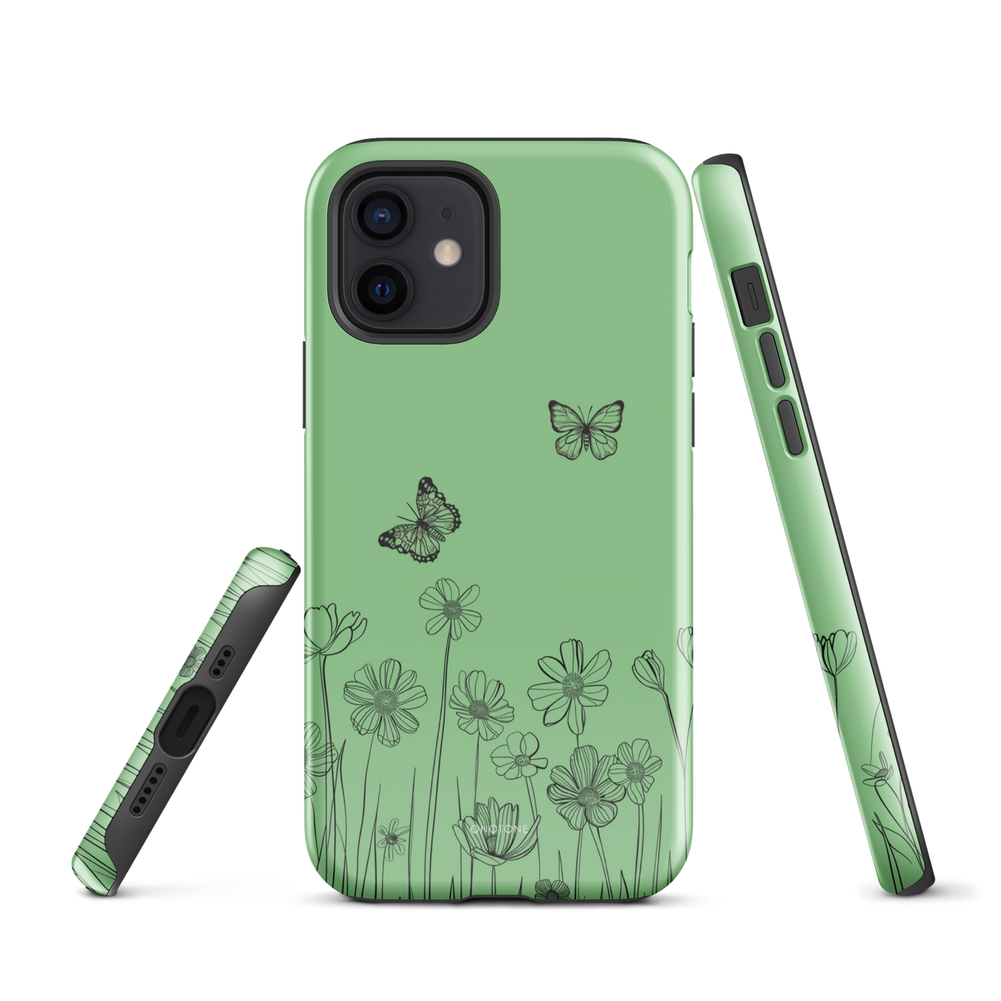 Spring Leaf Pastel Color iPhone 12 Case