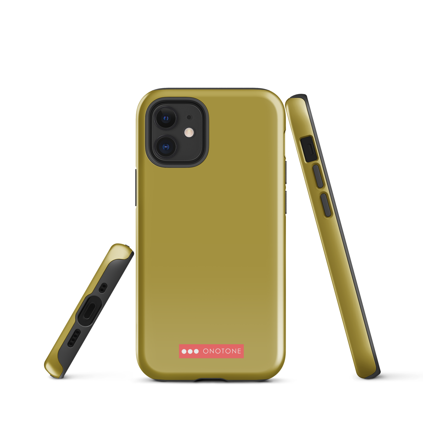 Dual Layer yellow iPhone® Case - Pantone® 104
