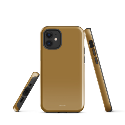 Solid Color brown iPhone® Case - Pantone® 132