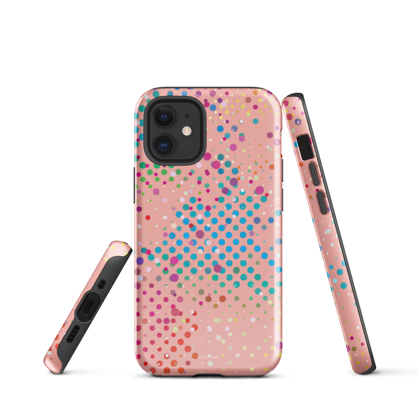 Pearl Vivid Crimson Polka Dot iPhone 12 mini Case