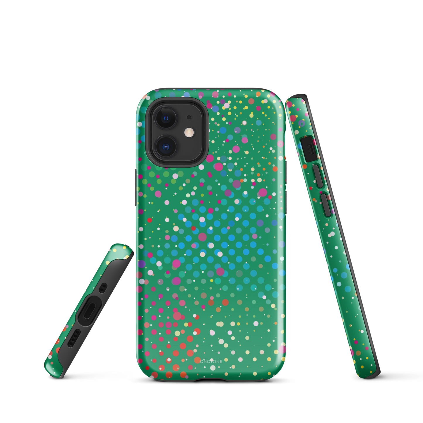 Irish Green Polka Dot iPhone 12 mini Case