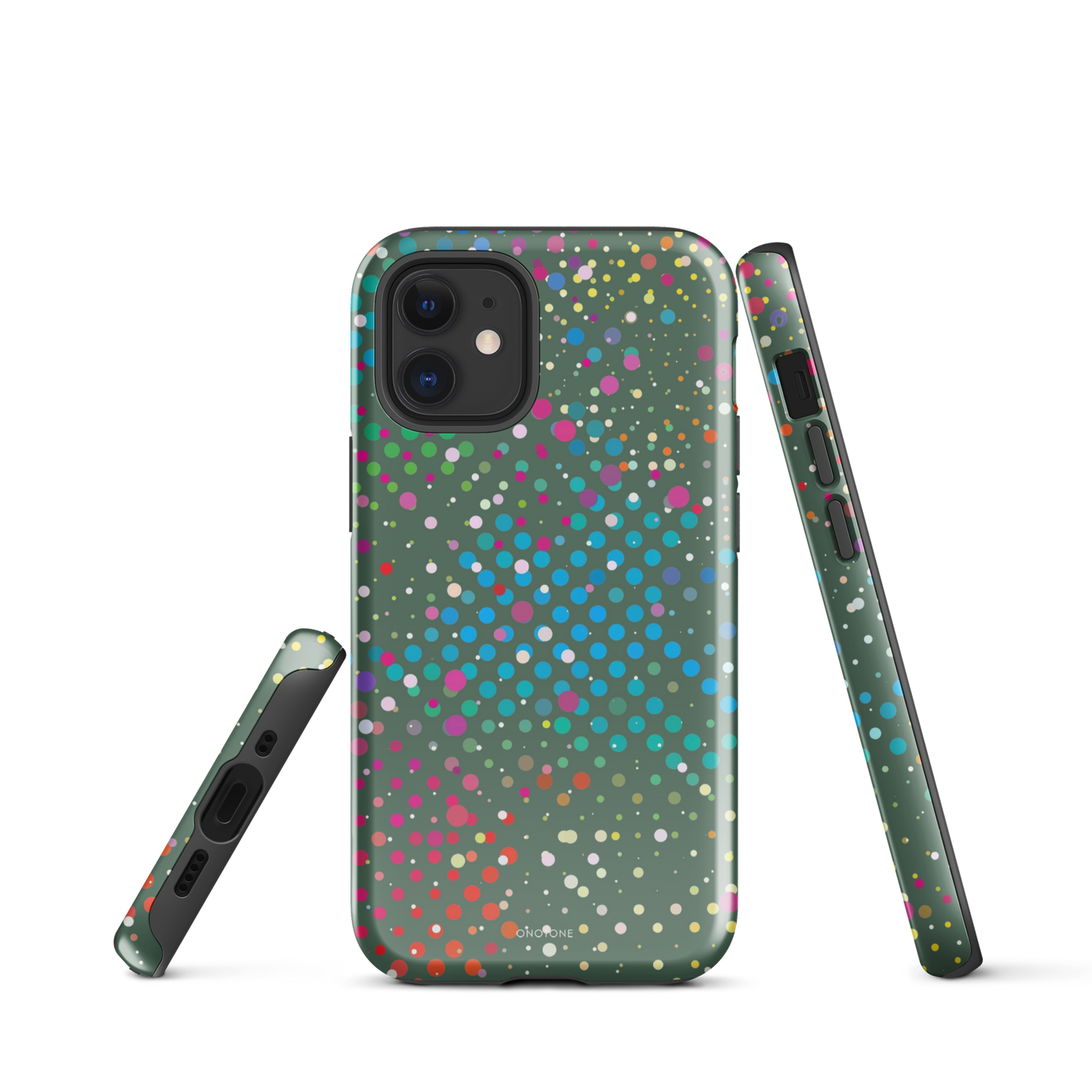 Evergreen Polka Dot iPhone 12 mini Case