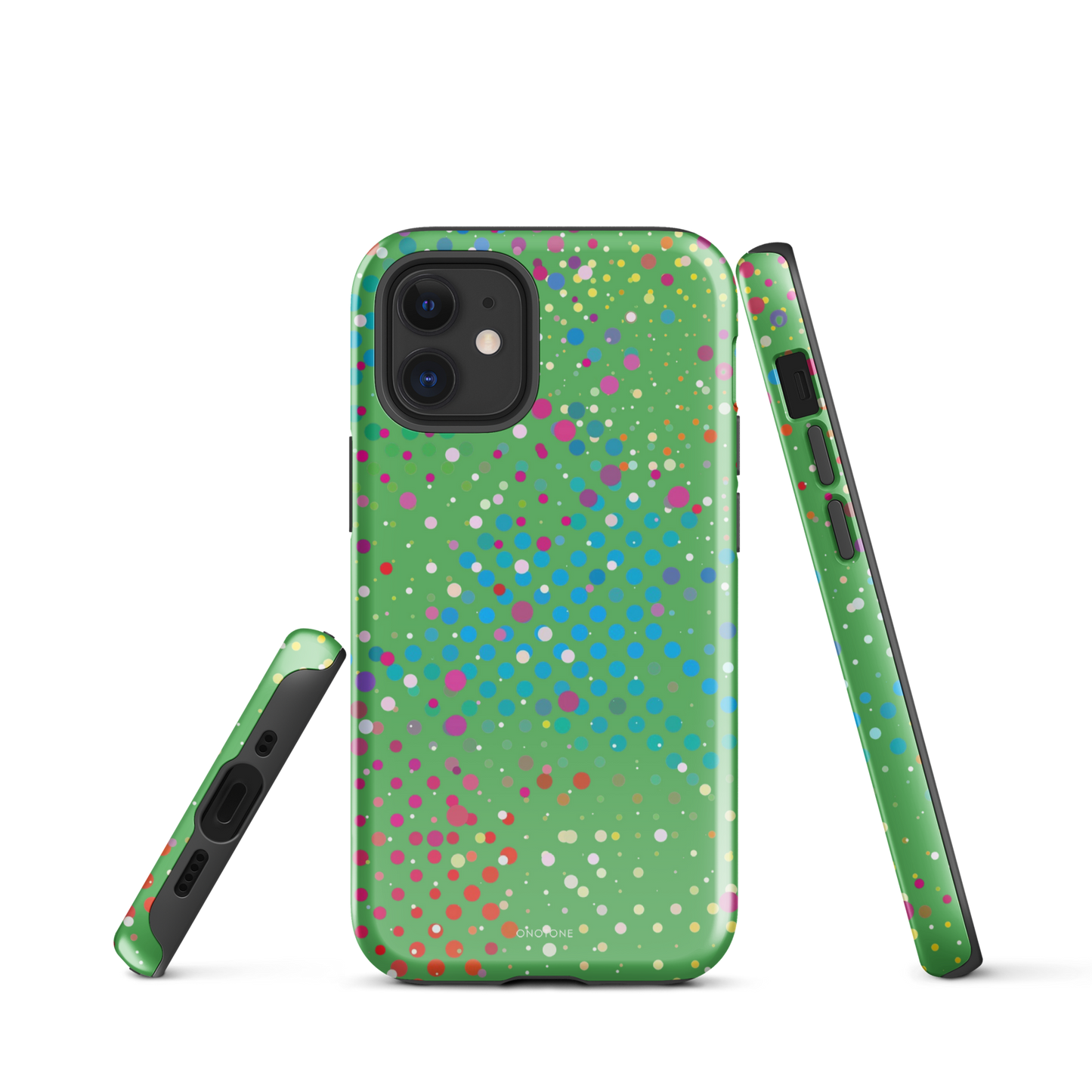 Leafy Green Polka Dot iPhone 12 mini Case