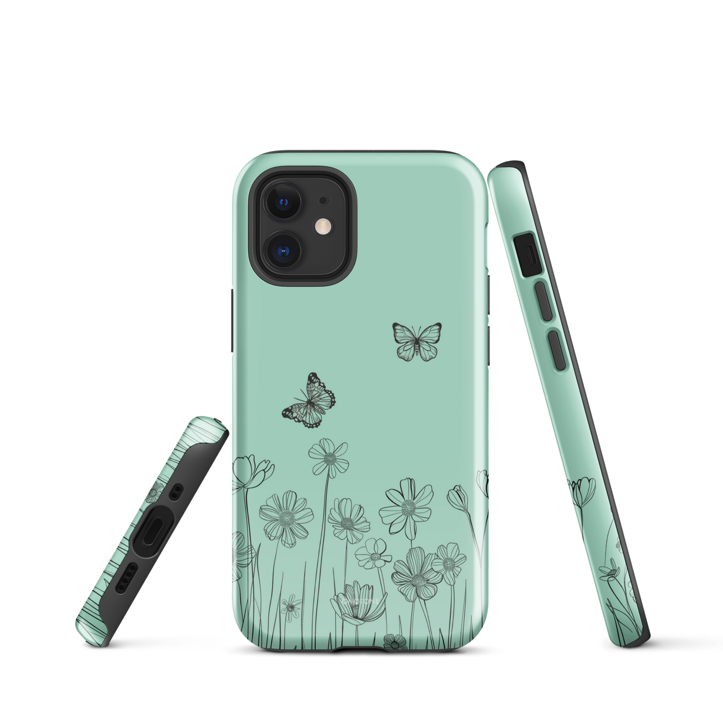 Graciously Green Pastel Color iPhone 12 mini Case