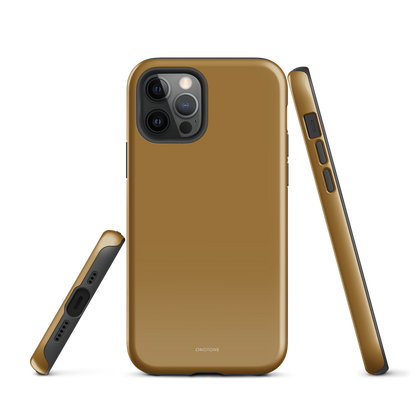 Solid Color brown iPhone® Case - Pantone® 132