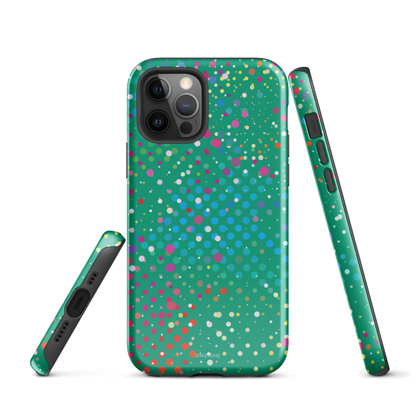 Spanish Green Polka Dot iPhone 12 Pro Case