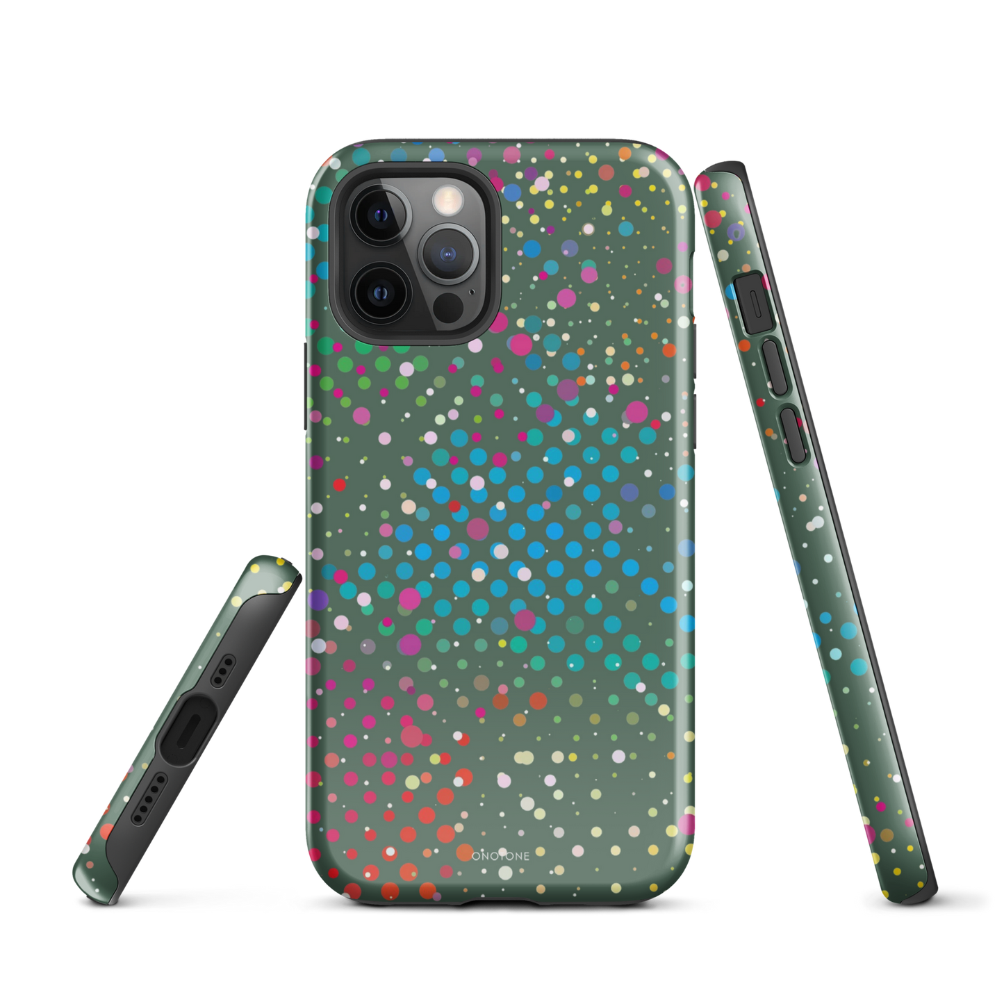 Evergreen Polka Dot iPhone 12 Pro Case