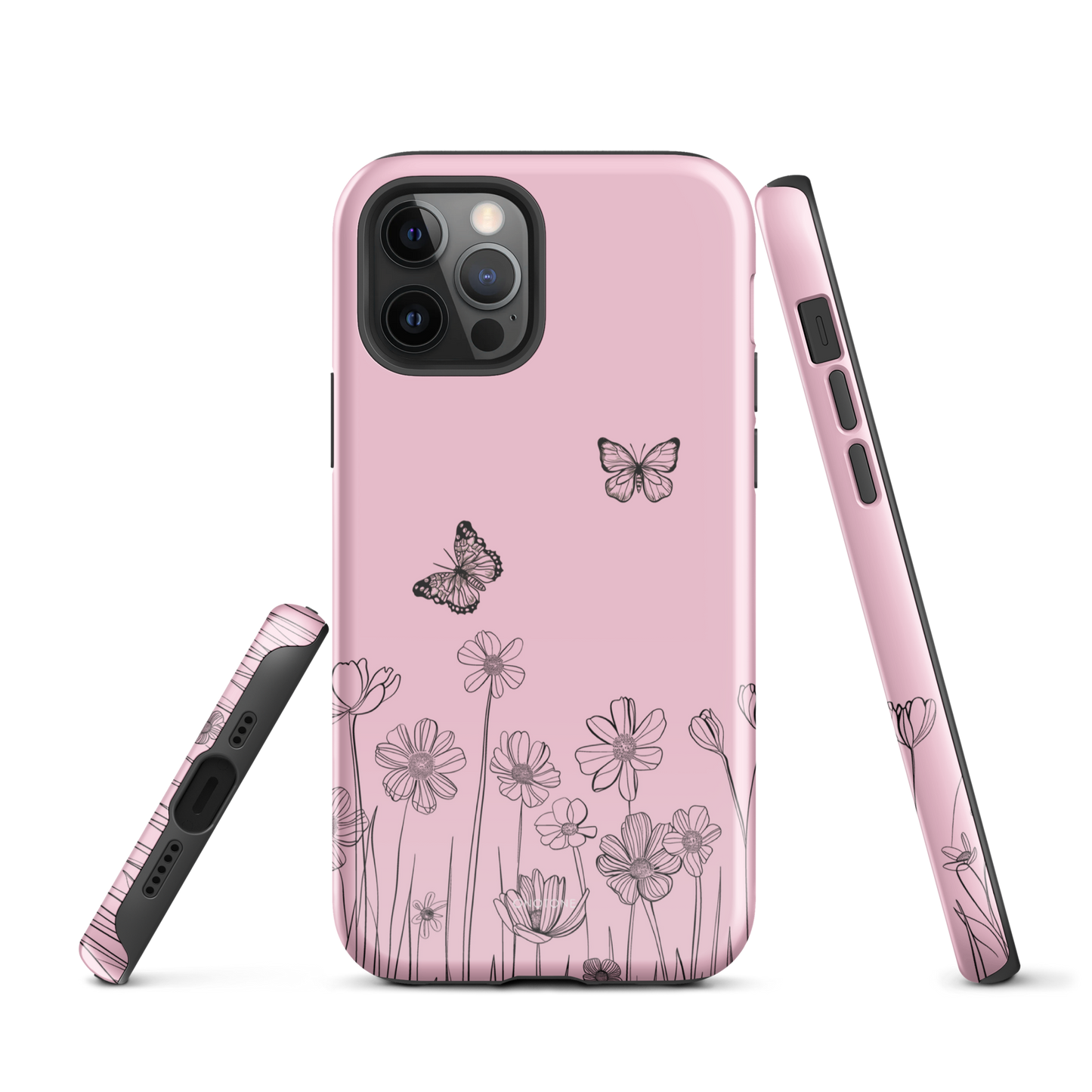 Flushing Pink Pastel Color iPhone 12 Pro Case