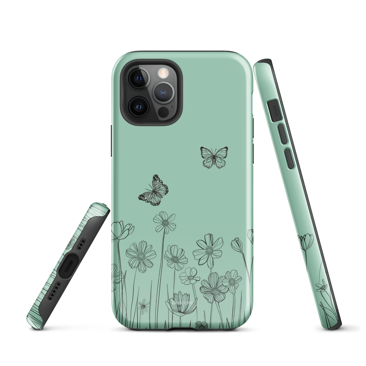 Serene Green Pastel Color iPhone 12 Pro Case