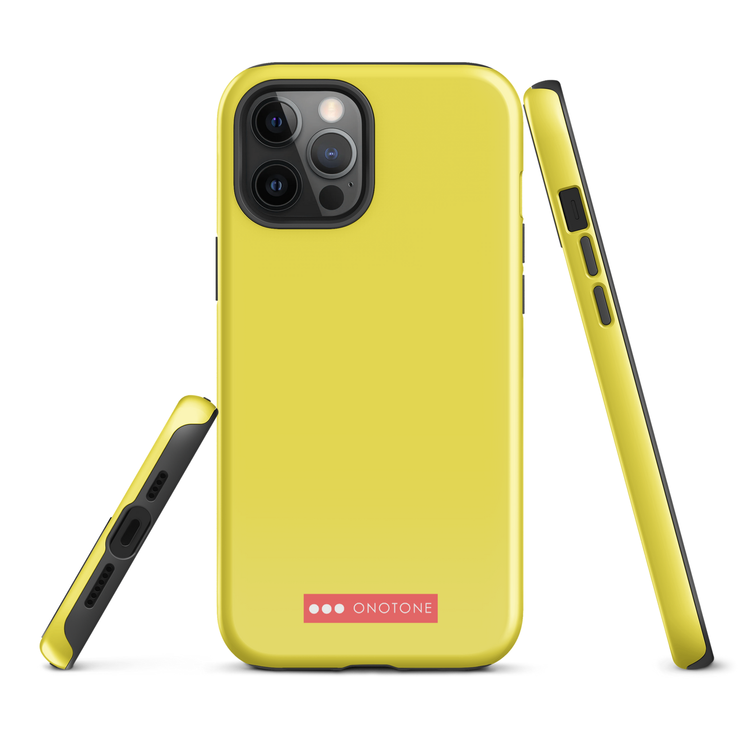 Dual Layer yellow iPhone® Case - Pantone® 101