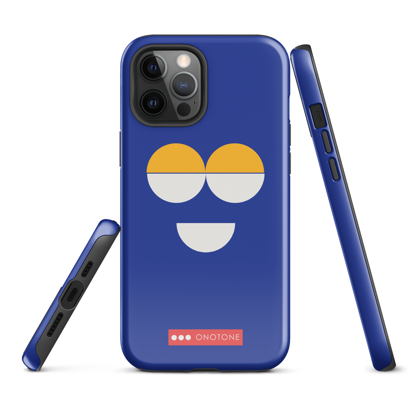 Dual Layer blue modern iPhone® Case